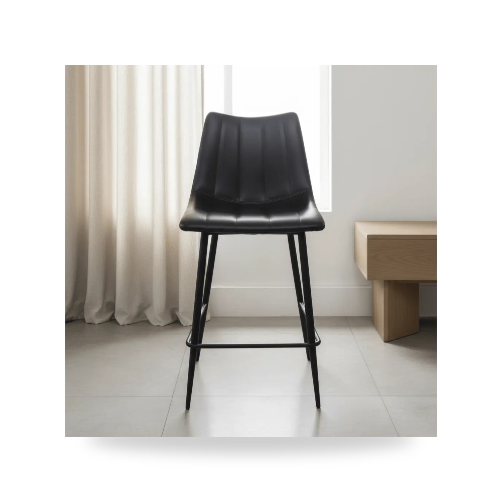 كراسي ومقاعد فاخرة - Counter Stools أسود Moe's Home موديل UU 1002 - طراز UU-1002-02