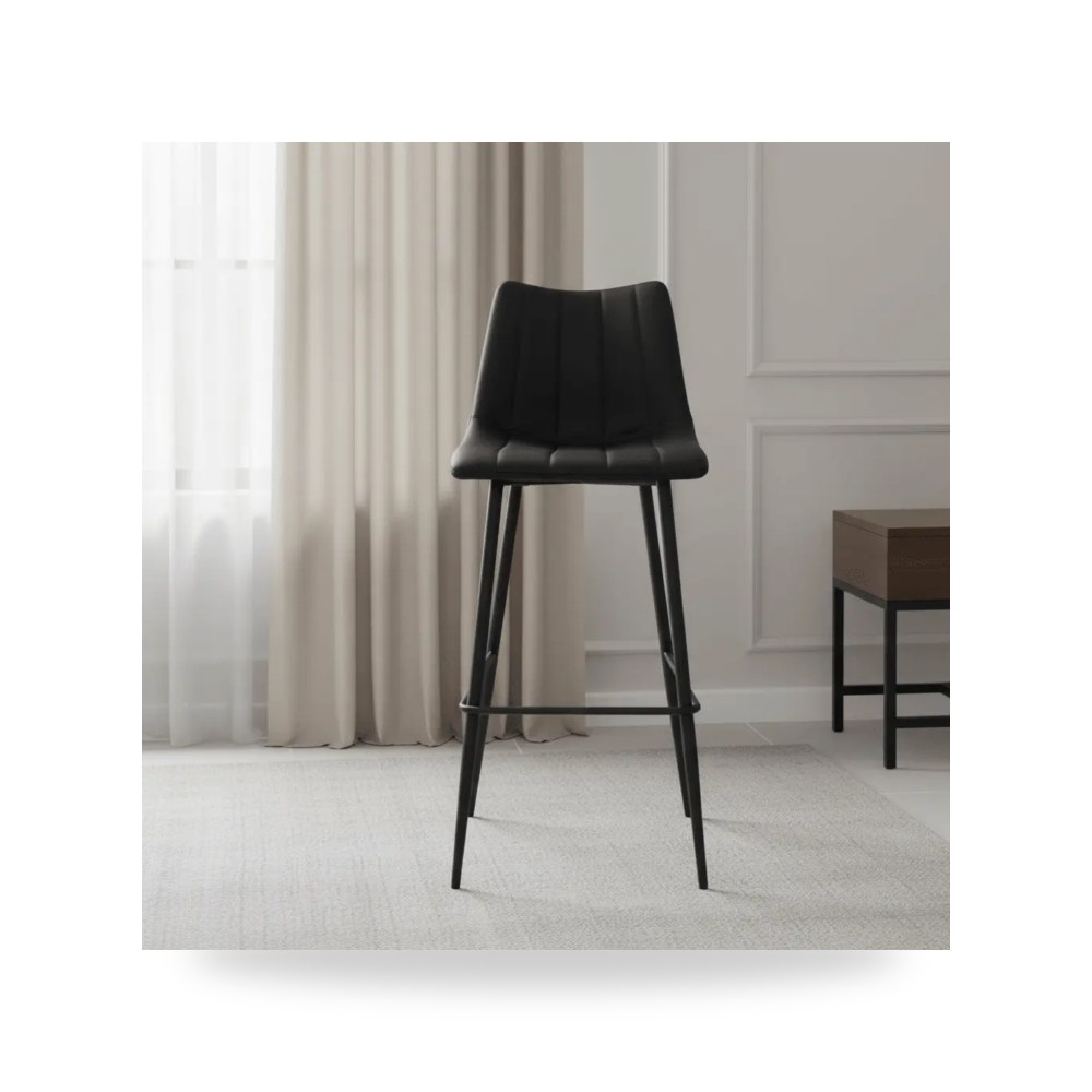 كراسي ومقاعد فاخرة - Counter Stools أسود Moe's Home موديل UU 1003 - طراز UU-1003-02