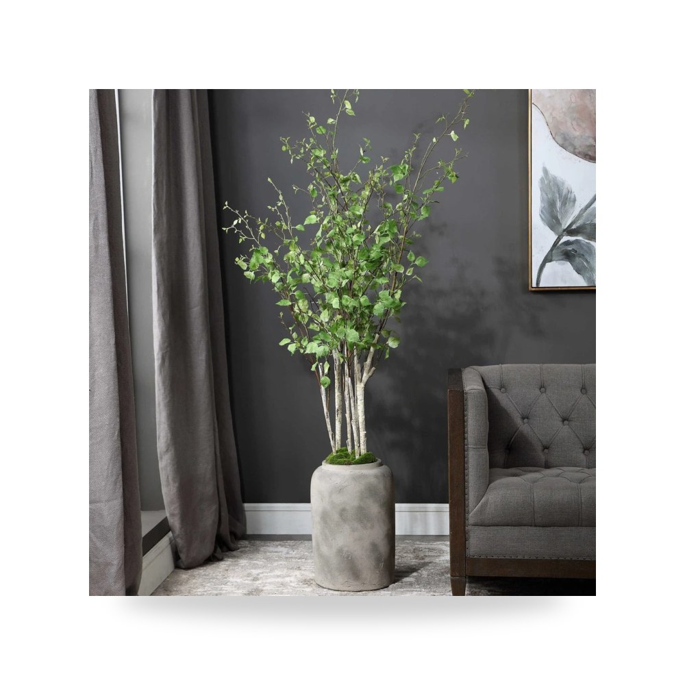 حوض زرع ونباتات ديكوري فاخر - نبات زينة صناعي Uttermost موديل 60146 UTT - طراز 60146-UTT