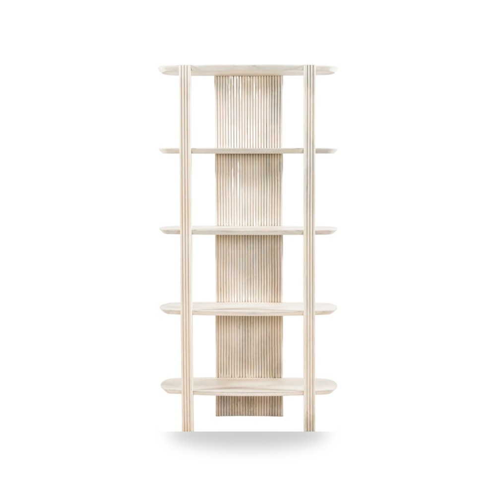 خشب كريمي Catalina Etagere, Sagebrook Home موديل EV21207