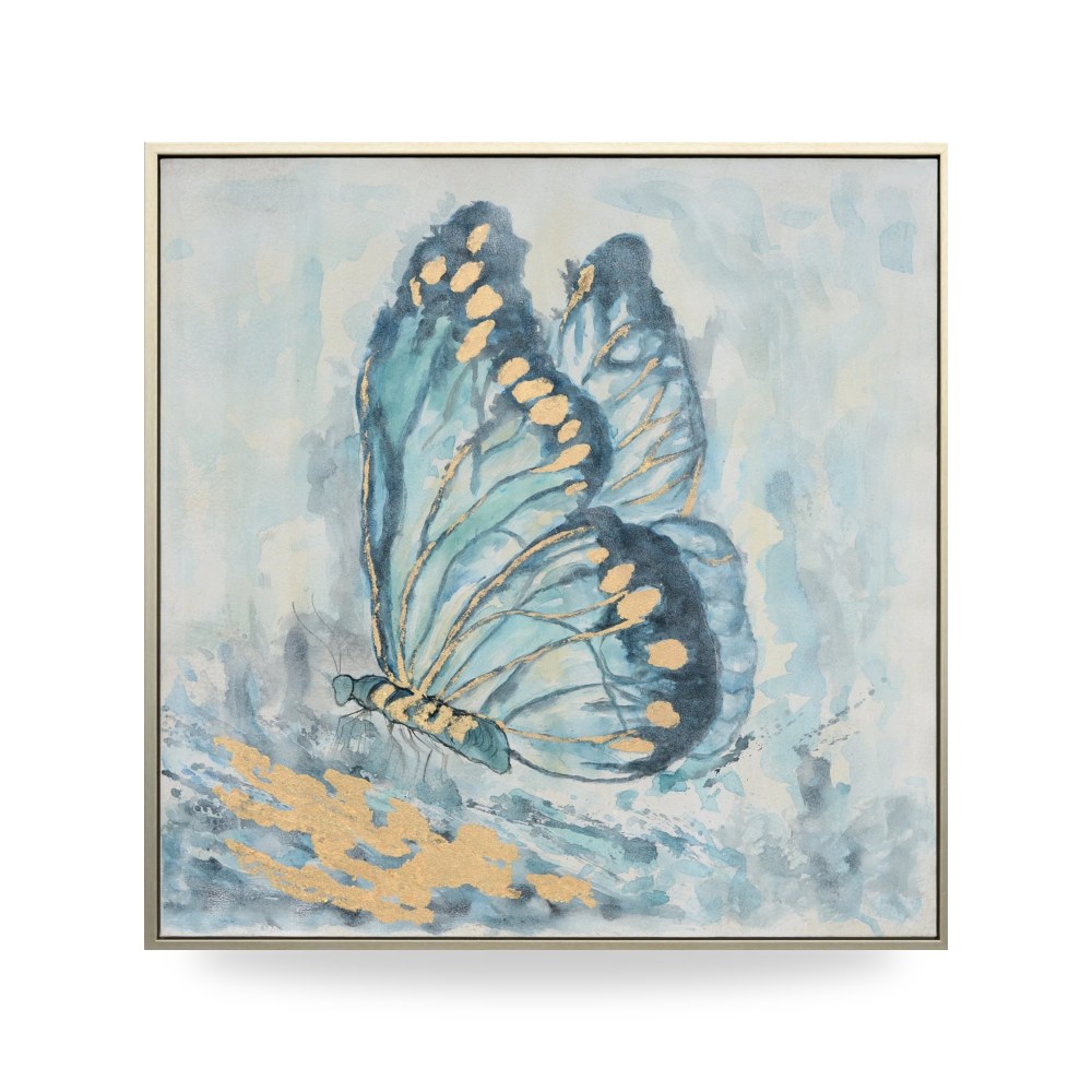 لوحة جدارية فنية Dona's Butterfly Handpainted كريستفيو كولكشن Crestview Collection
