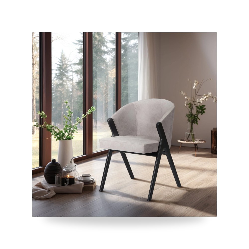 كرسي شمواه عاجي Astra Sagebrook Home موديل EV19569
