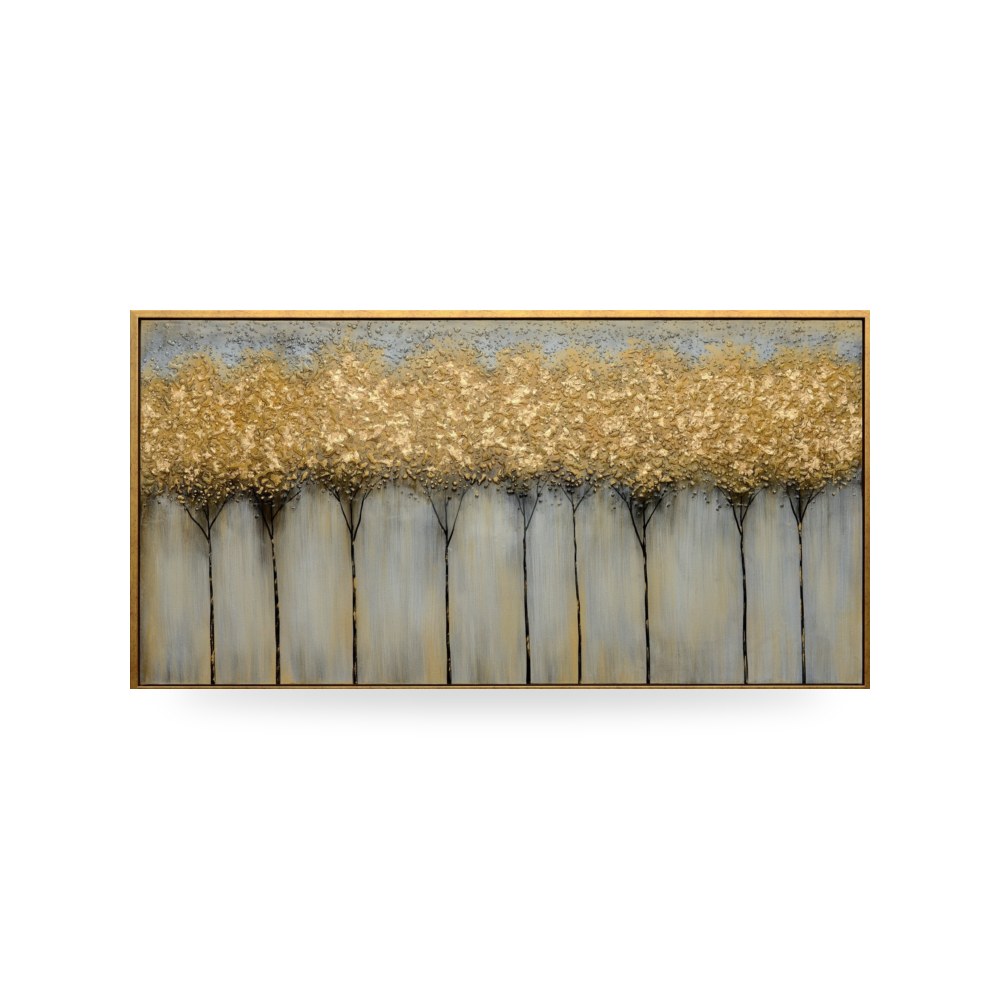 لوحة جدارية كانفس ذهبي Crestview موديل كريستفيو كولكشن Crestview Collection