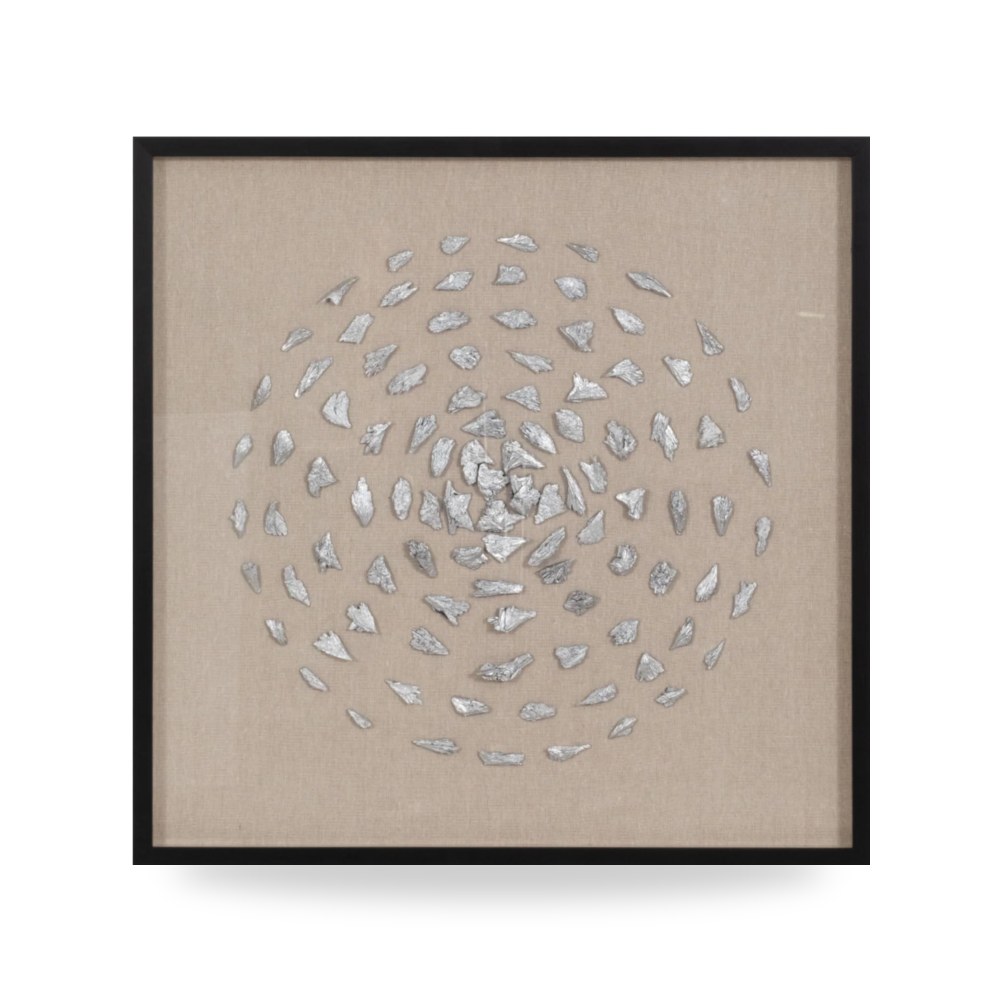 مرآة ديكور جدارية ديكور جداري حجر طبيعي 30x30 Sagebrook Home موديل EV70341
