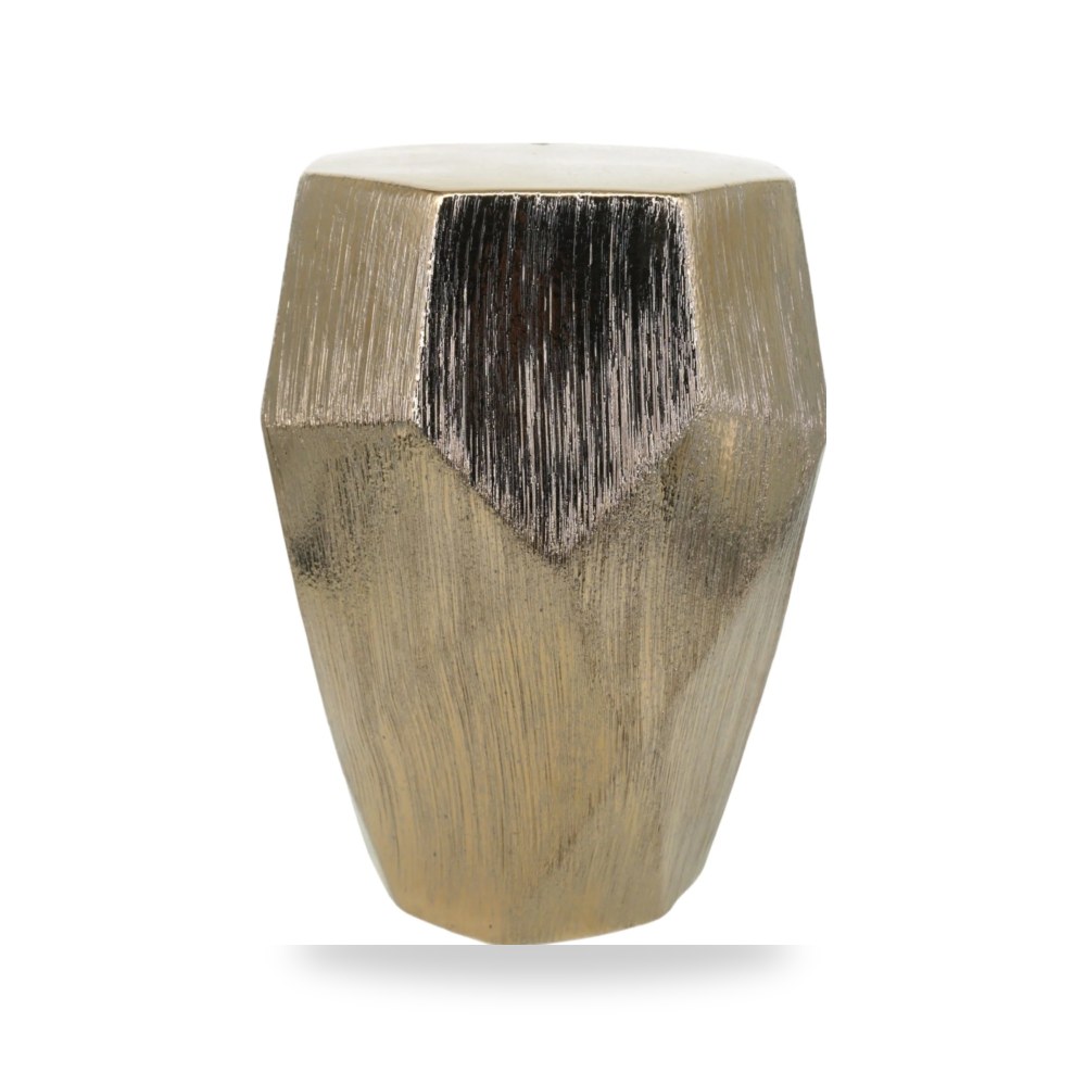 كراسي ومقاعد فاخرة - 20 Tiziano Ceramic Bronze Garden Stool - من Sagebrook Home