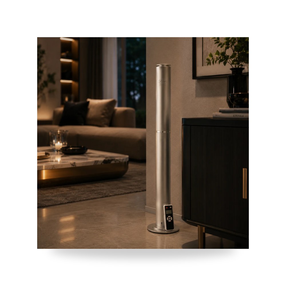 جهاز موزع عطور وزيوت عطرية ألتراسونيك فاخر راي إيسنس (Rae Essence) - موديل S250-Silver
