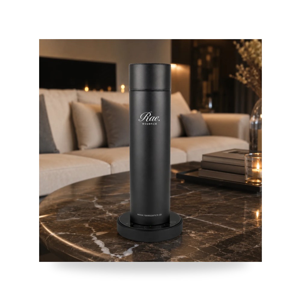جهاز موزع عطور وزيوت عطرية ألتراسونيك فاخر راي إيسنس (Rae Essence) - موديل S200A-Black