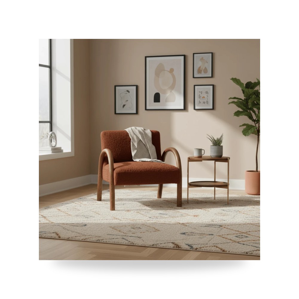 كرسي جلوس بتصميم أنيق - كرسي موديل R0802 000621 - طراز R0802-000621