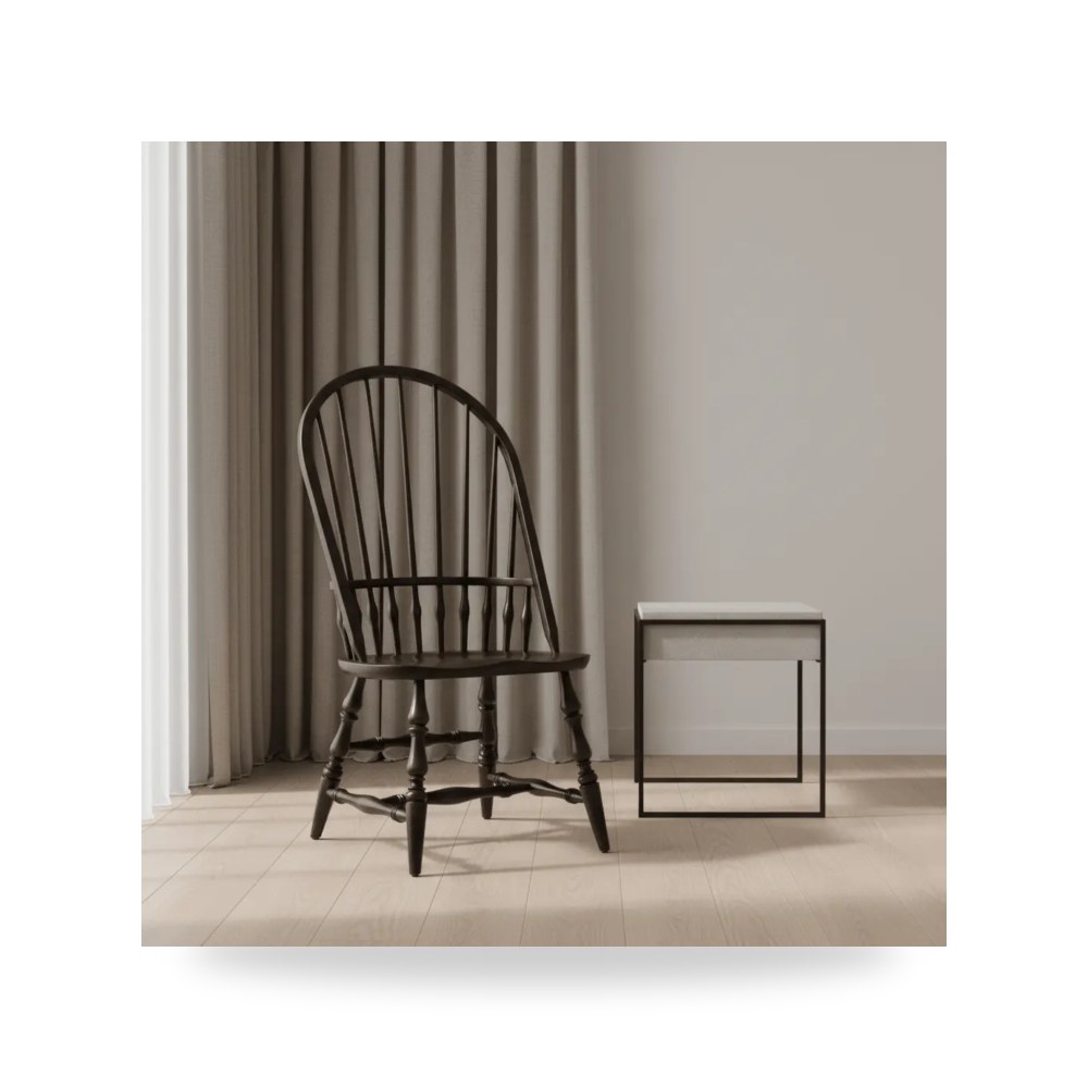 كرسي جلوس بتصميم أنيق - كرسي Sanctuary Windsor معتمد - من Hooker Furniture