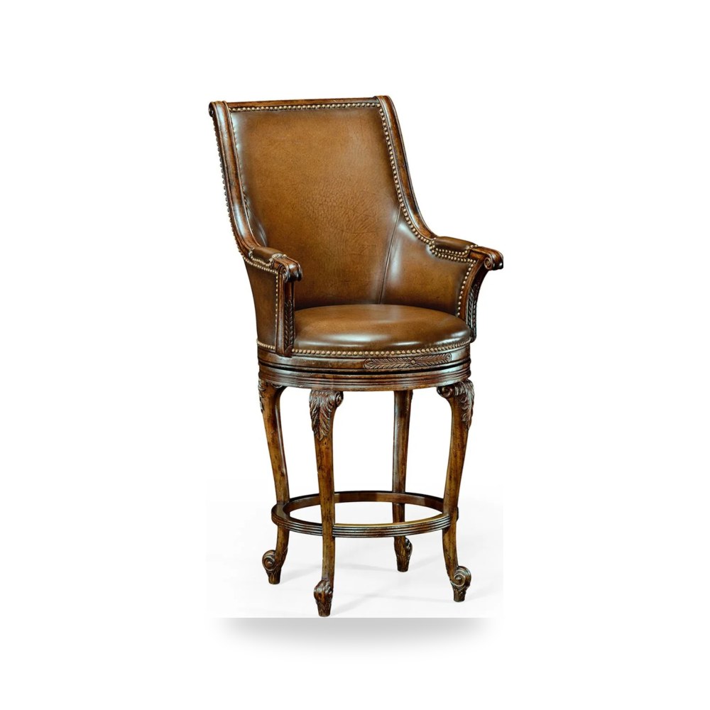 مقعد بار عالي فاخر - كرسي بار Windsor Collection Tub - من Jonathan Charles