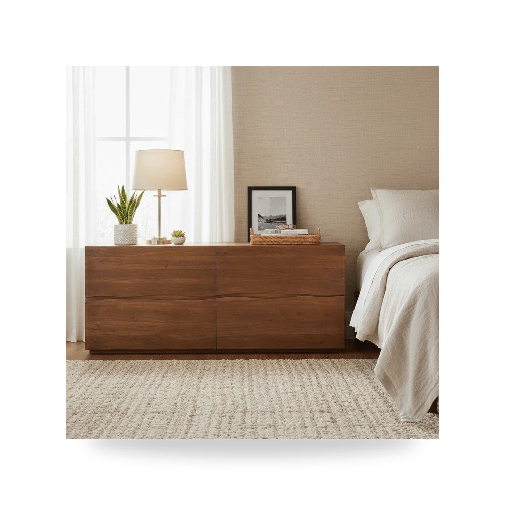 خزانة أدراج بني Watson Drawer Moes موديل BB-1001-03 Moe's Home