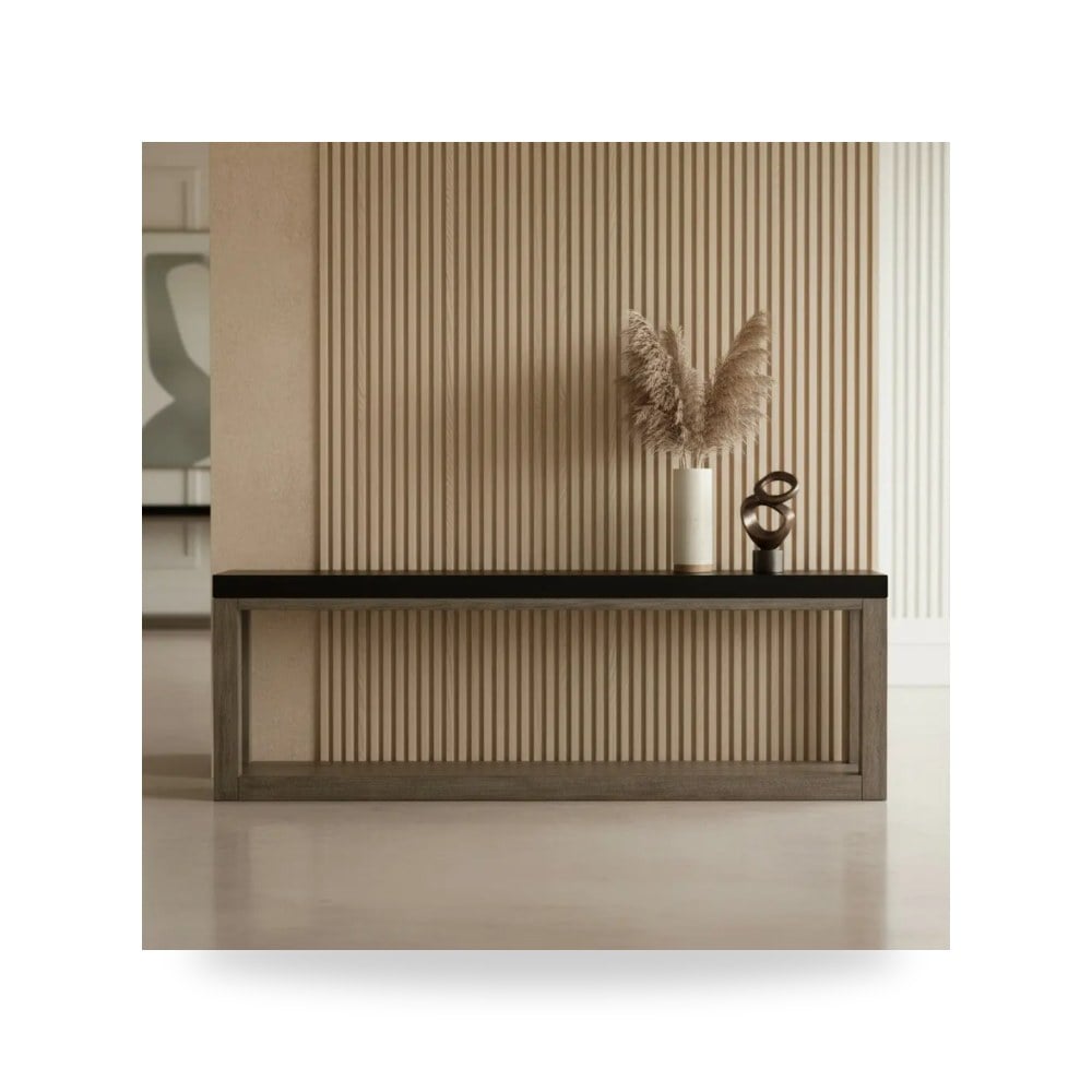 بوف ومسند قدم عثماني - بوفيه كونسول Hooker موديل 638 85425 BLK - من Hooker Furniture