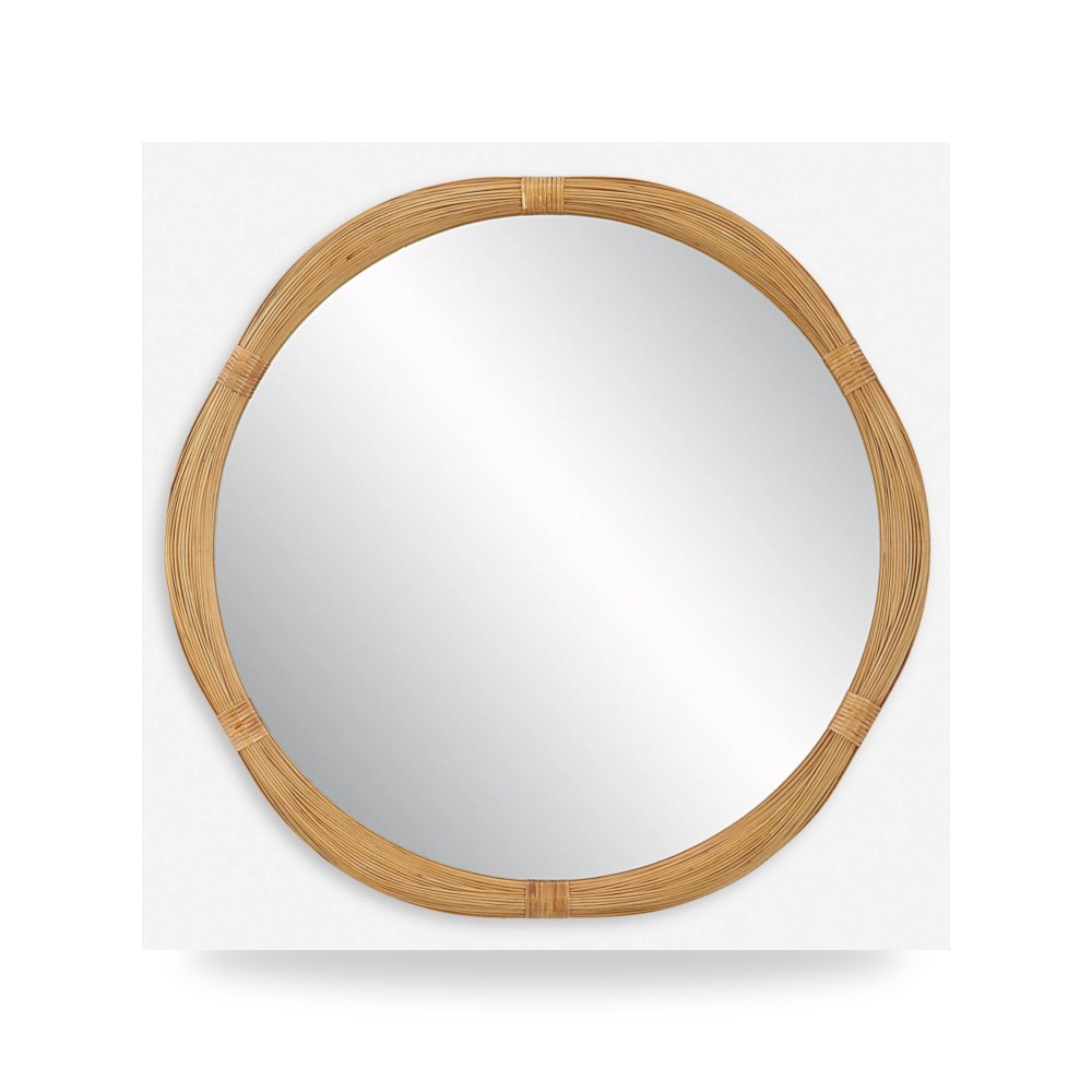 مرآة ديكور Salina Round Bamboo أترموست Uttermost