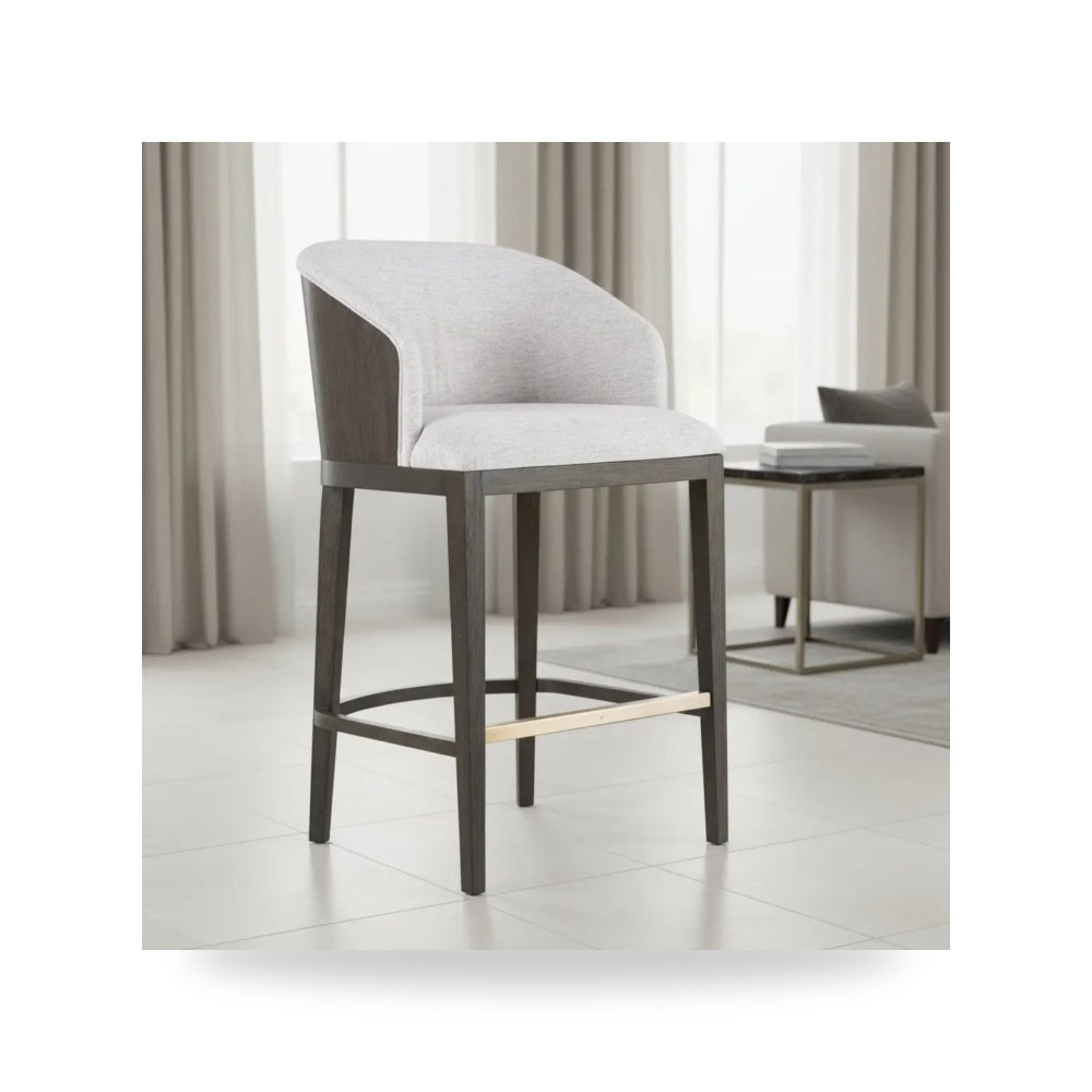 مقعد بار عالي فاخر - كرسي بار أحمر Curata Hooker - من Hooker Furniture
