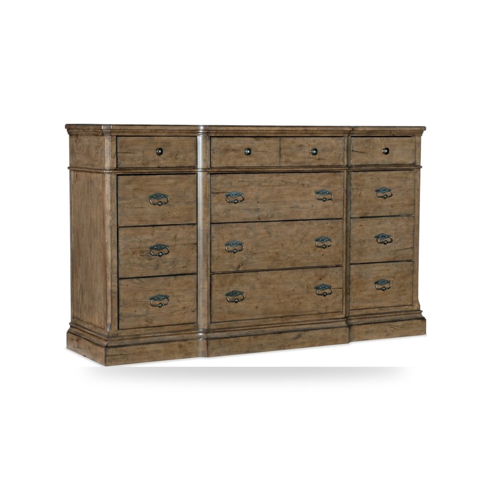 وحدة أدراج وكومودينة غرف نوم - Montebello Twelve-Drawer Dresser - من Hooker Furniture