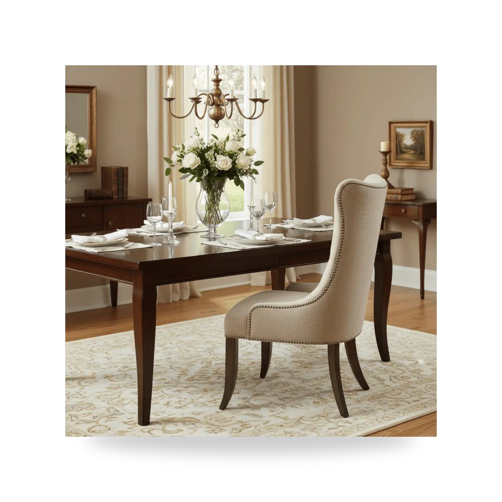 كرسي طعام فاخر - كرسي طعام Rhapsody معتمد - من Hooker Furniture - طراز 5070-75511