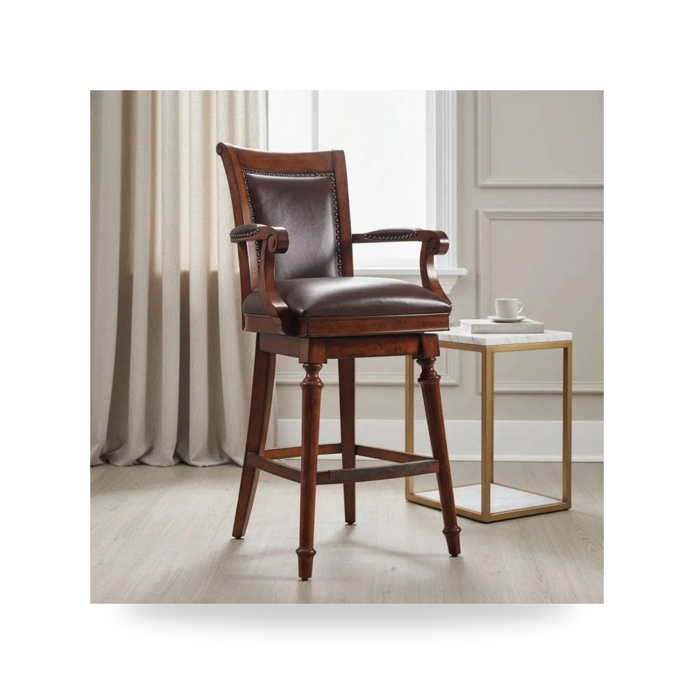 كرسي جلوس بتصميم أنيق - كرسي Merlot Barstool Hooker - من Hooker Furniture - طراز 300-20025
