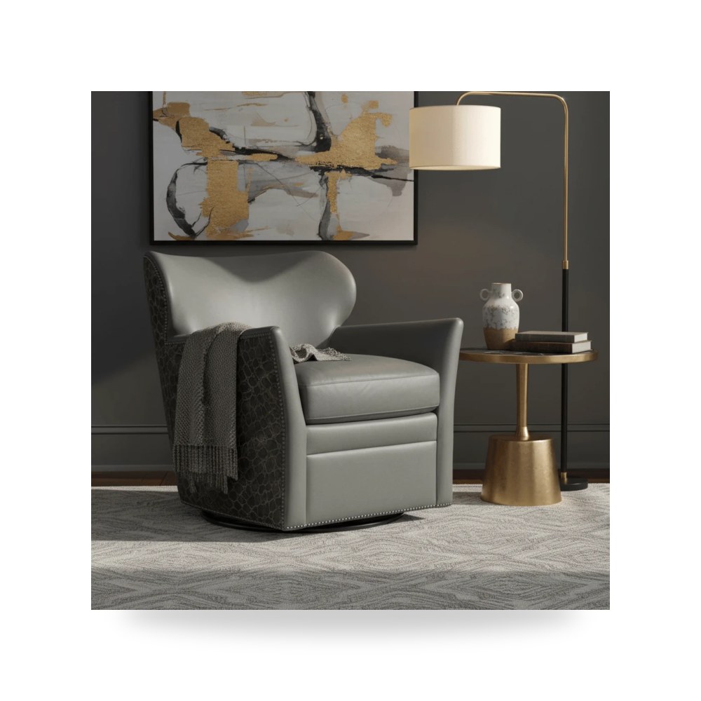 كرسي جلوس بتصميم أنيق - كرسي Swivel Hooker معتمد - من Hooker Furniture - طراز CC324-097