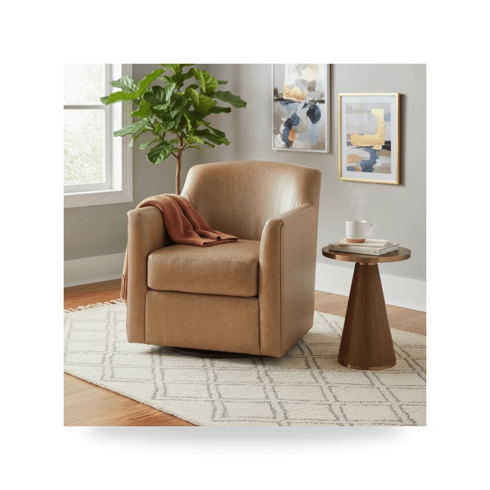 كرسي جلوس بتصميم أنيق - كرسي Swivel Ashley معتمد - طراز A3000323