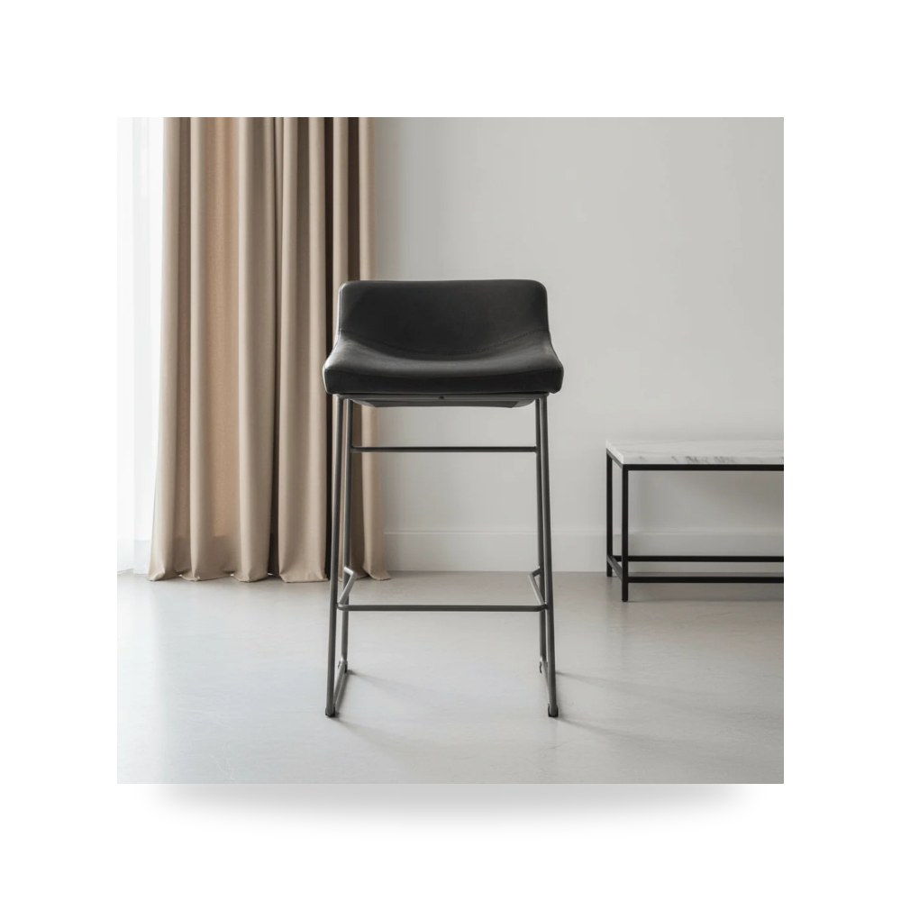 كراسي ومقاعد فاخرة - Counter Stools أسود Moe's Home موديل PK 1106 - طراز PK-1106-02