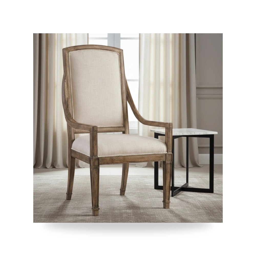 كرسي جلوس بتصميم أنيق - كرسي Solana Host Hooker معتمد - من Hooker Furniture