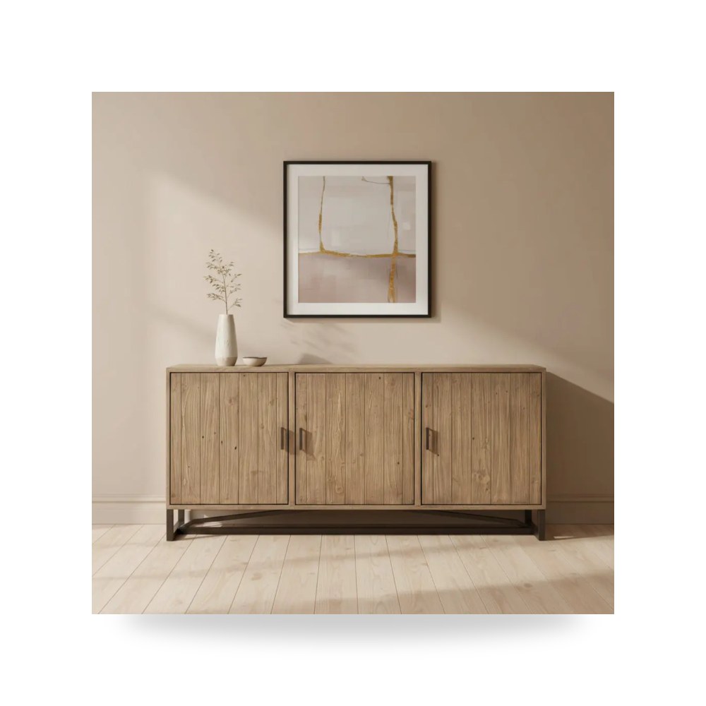 بوف ومسند قدم عثماني - بوفيه كونسول Moe's Home موديل FR 1019 23 - طراز FR-1019-23