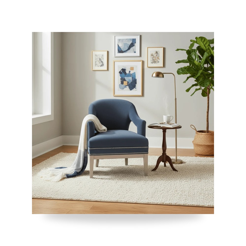كرسي جلوس بتصميم أنيق - كرسي Fairfield Chair موديل D 6096 01 A - طراز D-6096-01-A