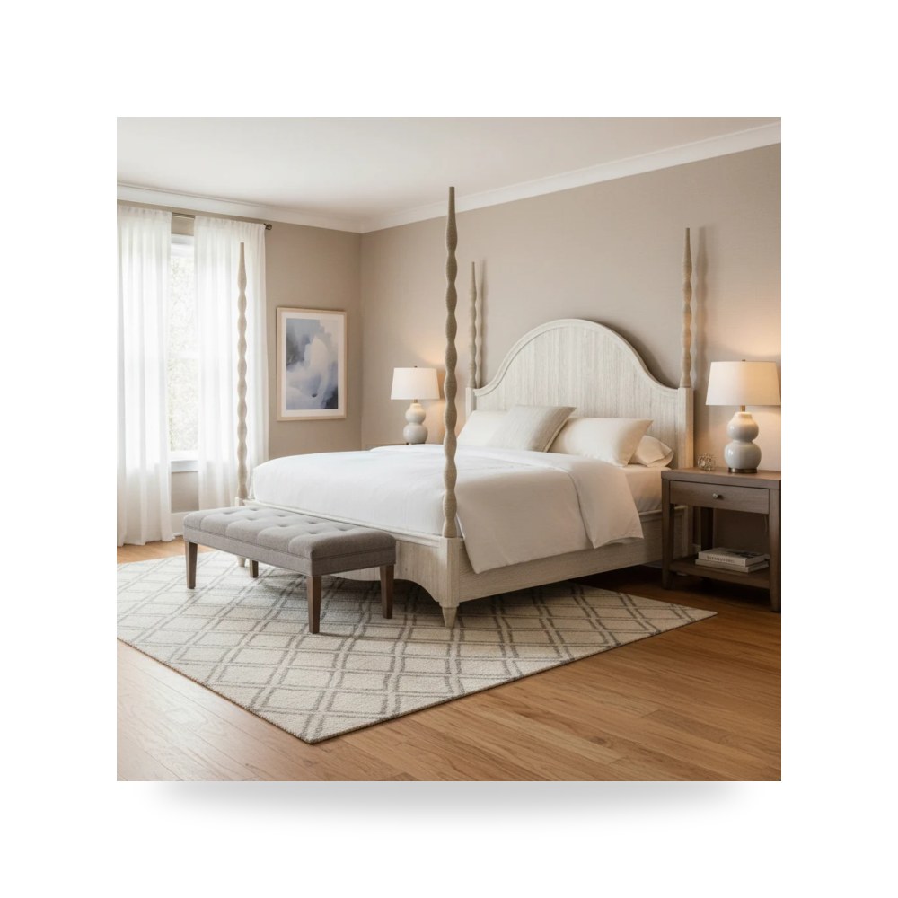 سرير نوم فاخر - سرير نوم Hooker موديل 6350 90650 80 - من Hooker Furniture