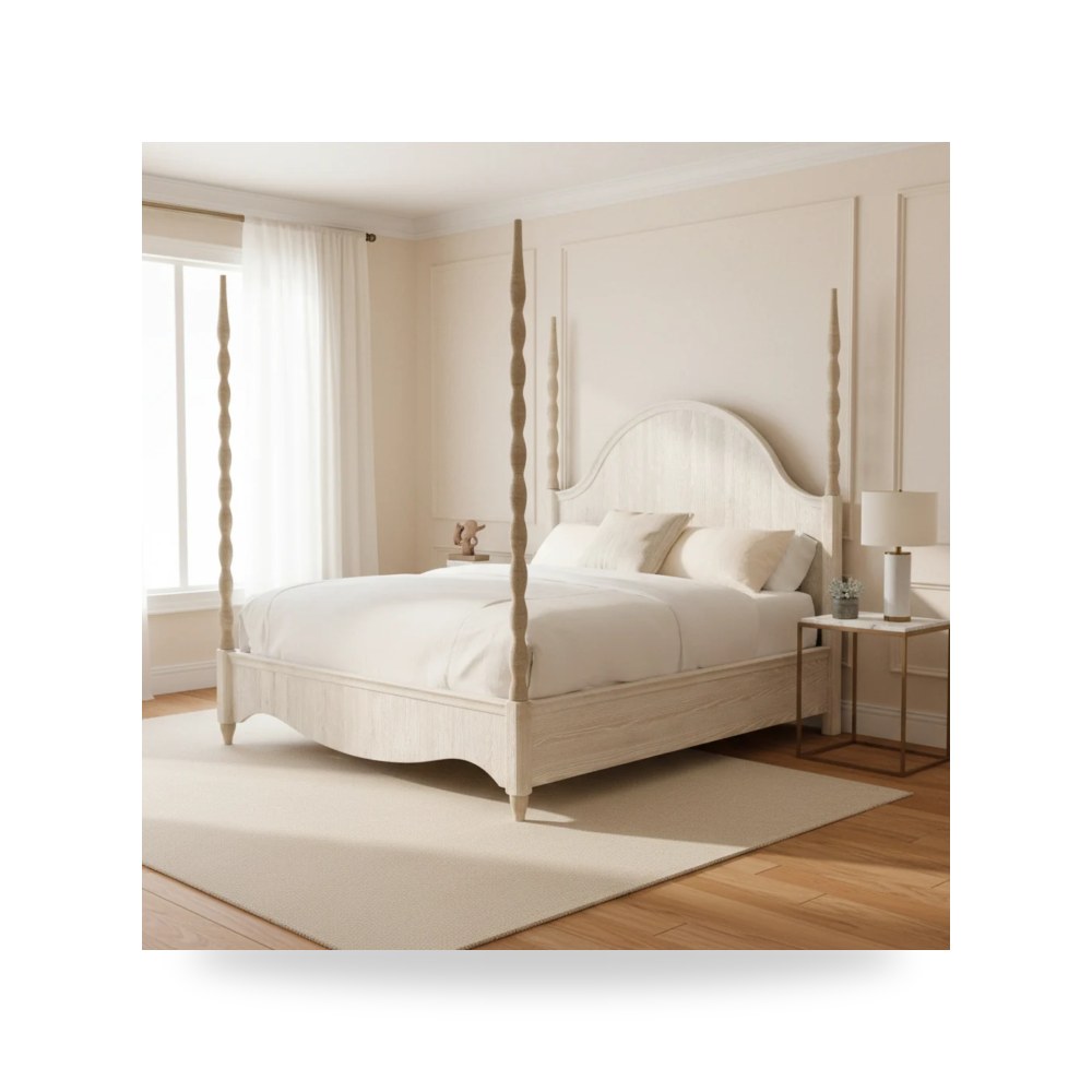 سرير نوم فاخر - سرير نوم Hooker موديل 6350 90666 80 - من Hooker Furniture