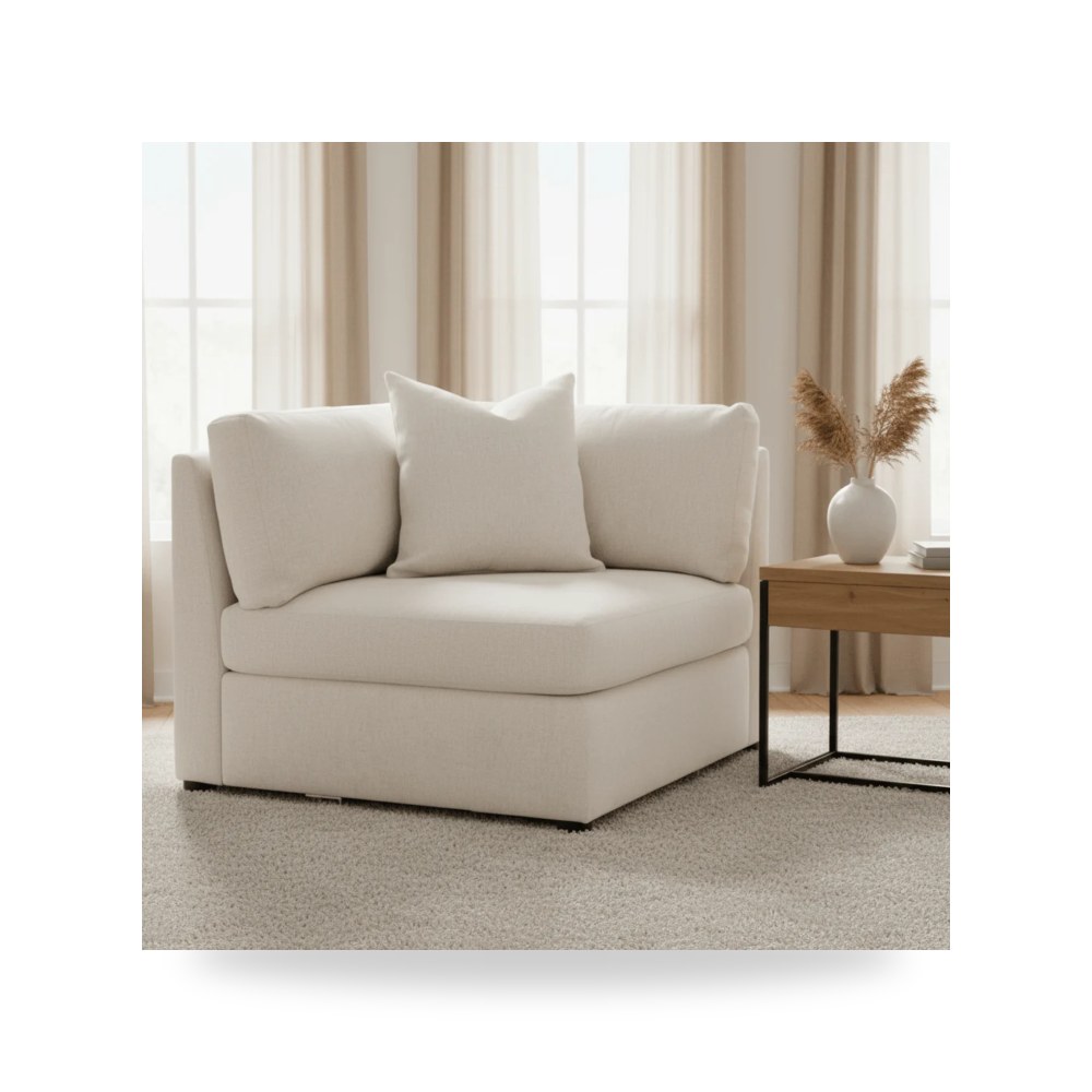 كرسي جلوس بتصميم أنيق - Product OverviewSebastian Corner Chair كرسي - من Fairfield Chair
