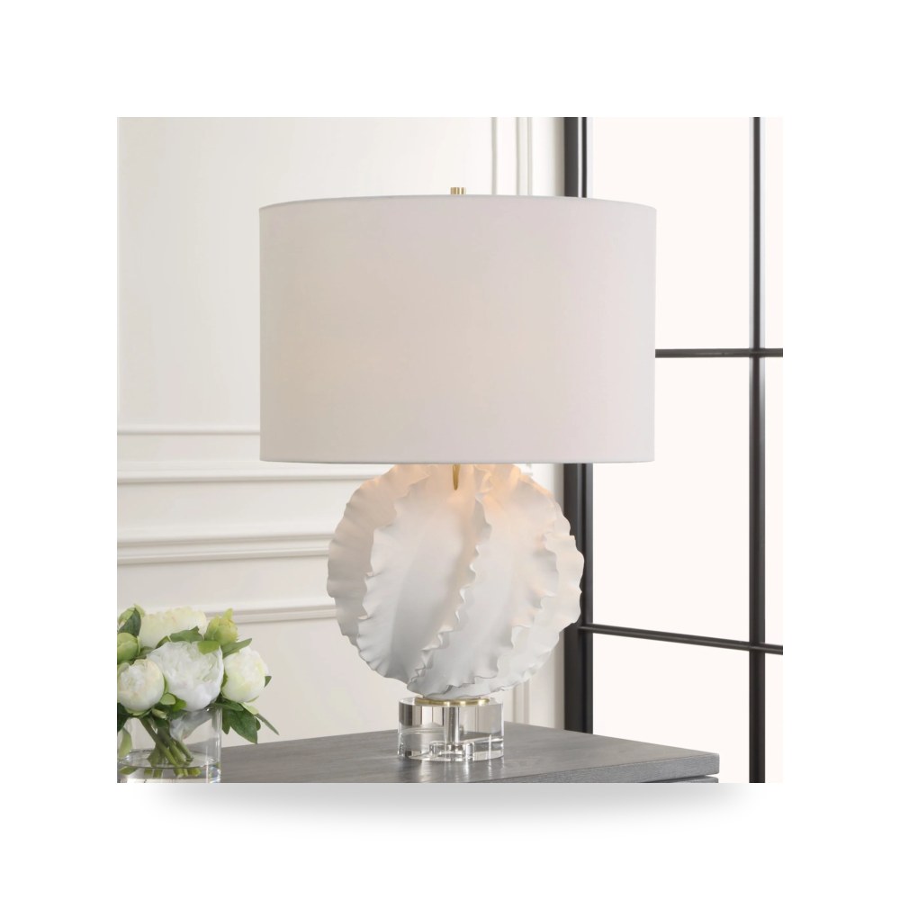 مصباح طاولة أبيض Saylor أترموست Uttermost