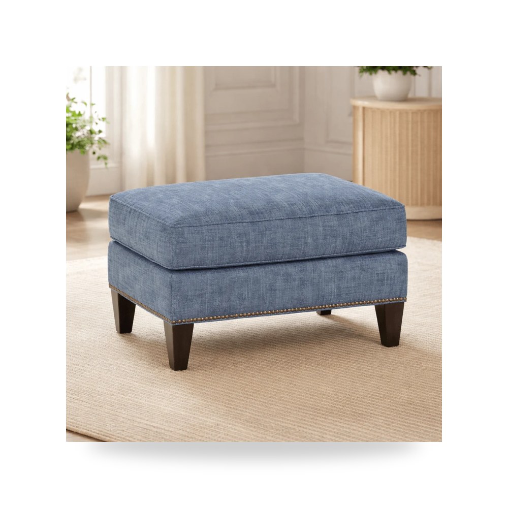 بوف ومسند قدم عثماني - مسند السافانا ذو الساق المدببة - من Fairfield Chair - طراز 2746-20