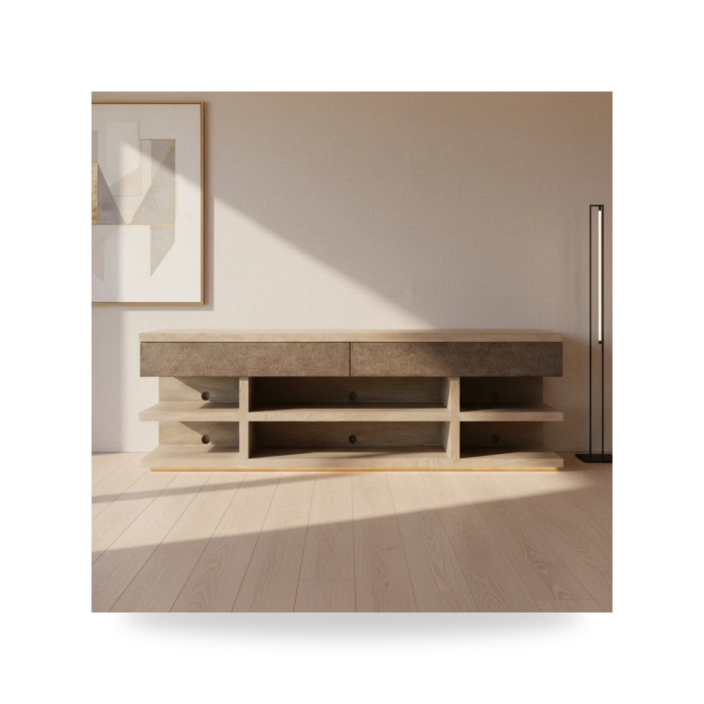 بوف ومسند قدم عثماني - بوفيه كونسول Hooker موديل 6201 55480 MULTI - من Hooker Furniture