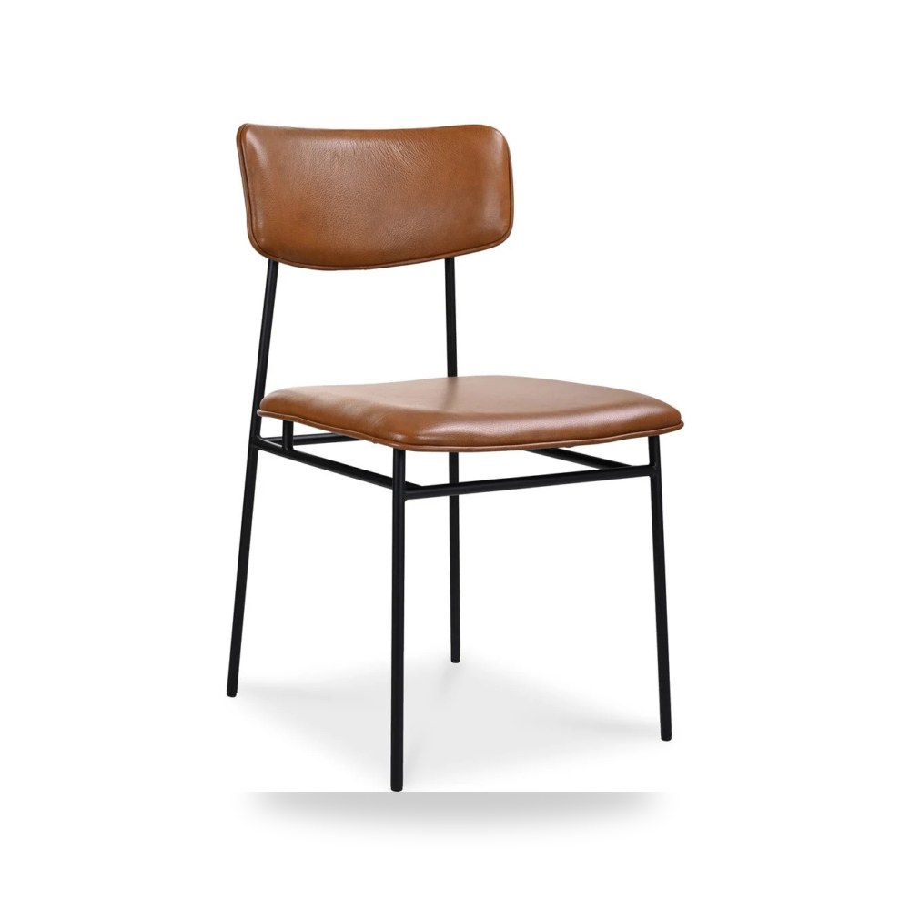 كرسي طعام فاخر - كرسي طعام بني Sailor Moes - من Moe's Home - طراز EQ-1016-03