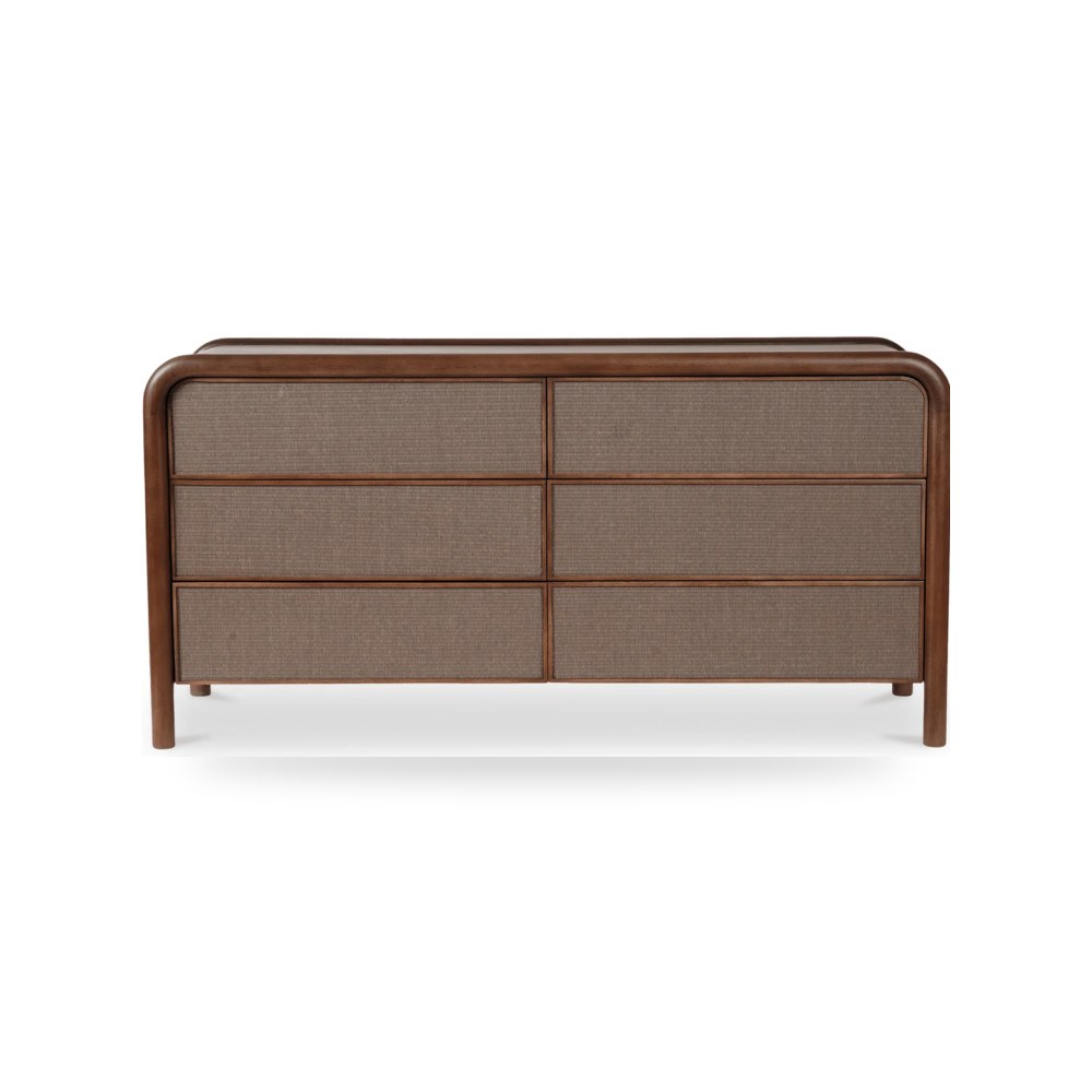 وحدة أدراج وكومودينة غرف نوم - RYE 6 DRAWER DRESSER - من Moe's Home - طراز BZ-1144-03