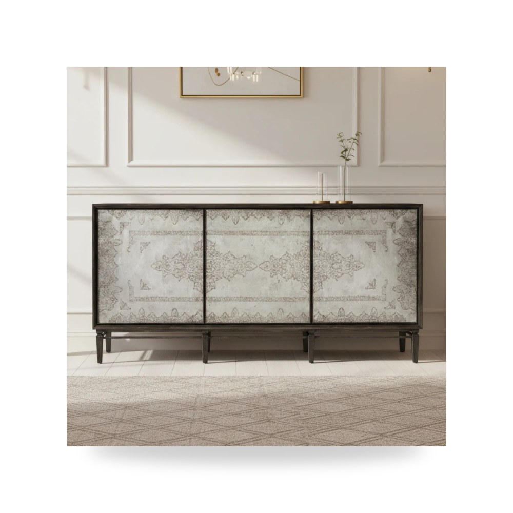 بوف ومسند قدم عثماني - بوفيه كونسول Hooker موديل 638 85463 647 - من Hooker Furniture
