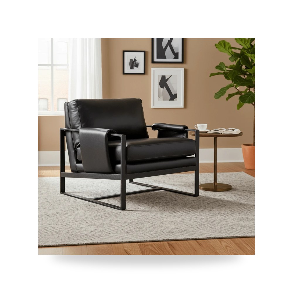 كرسي جلوس بتصميم أنيق - Riviera Metal Frame Chair ريفييرا كرسي الإطار - من Hooker