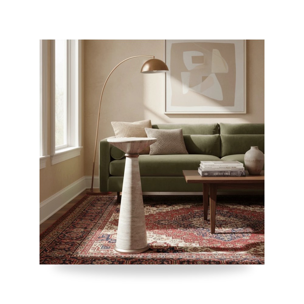 كراسي ومقاعد فاخرة - طاولة Rivers Drink معتمد - من Fairfield Chair - طراز 8020-19