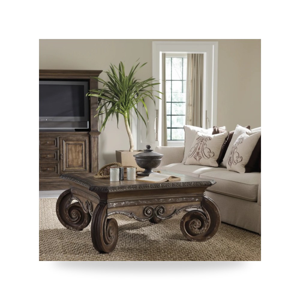 كراسي ومقاعد فاخرة - طاولة قهوة مربعات هندسية Hooker موديل 5072 - من Hooker Furniture