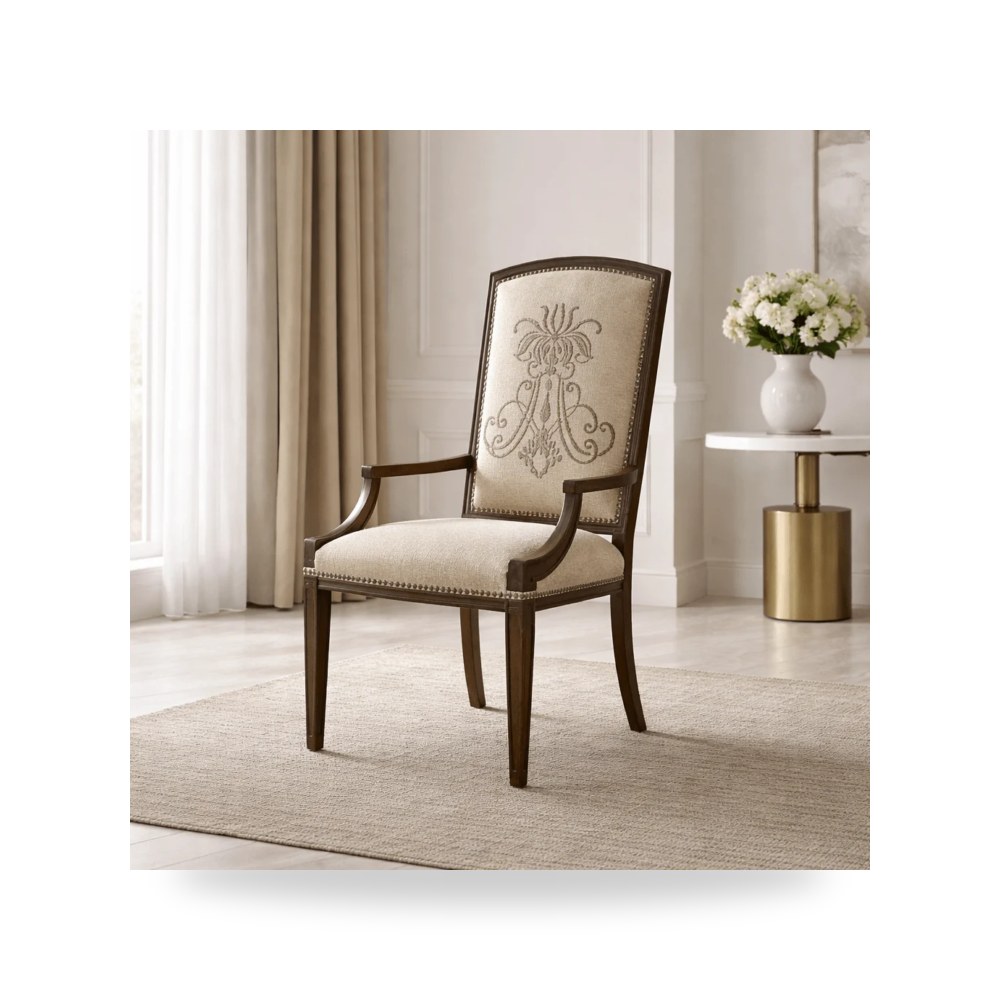 كرسي جلوس بتصميم أنيق - كرسي Rhapsody Hooker معتمد - من Hooker Furniture - طراز 5070-75410