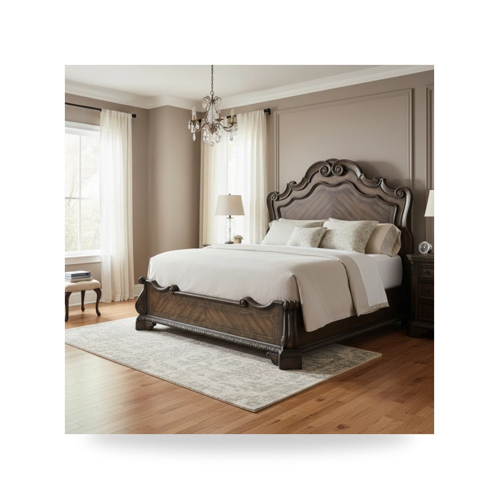 سرير نوم فاخر - Rhapsody King Panel Bed سرير رابسودي - من Hooker Furniture