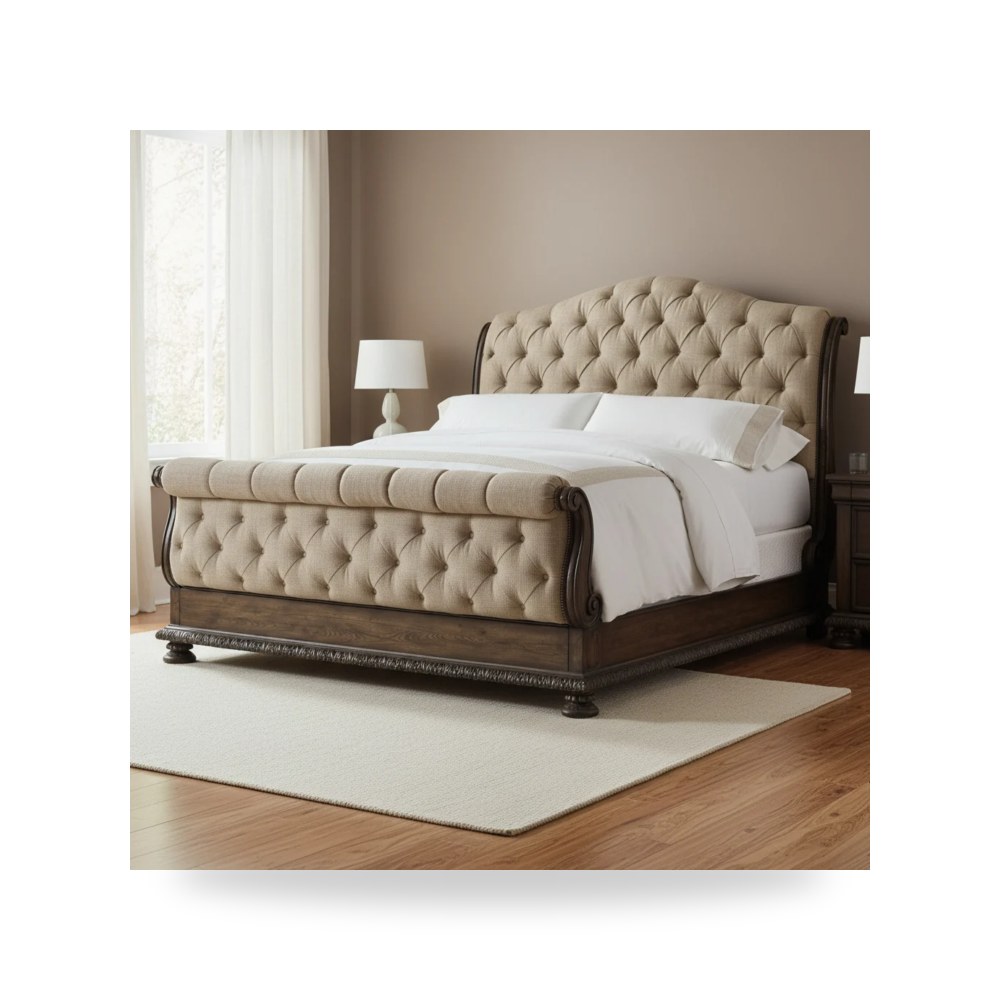 سرير نوم فاخر - Rhapsody California King Tufted Bed سرير - من Hooker Furniture