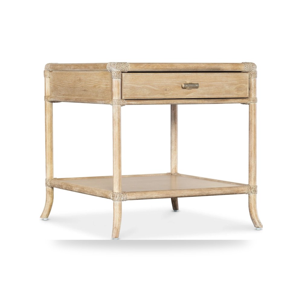 Retreat Pole Rattan End Table تراجع الجدول موديل 6950-80213-80 Hooker