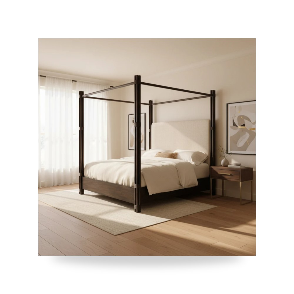 سرير نوم فاخر - سرير نوم أحمر Hooker موديل 6950 90460 99 - من Hooker Furniture