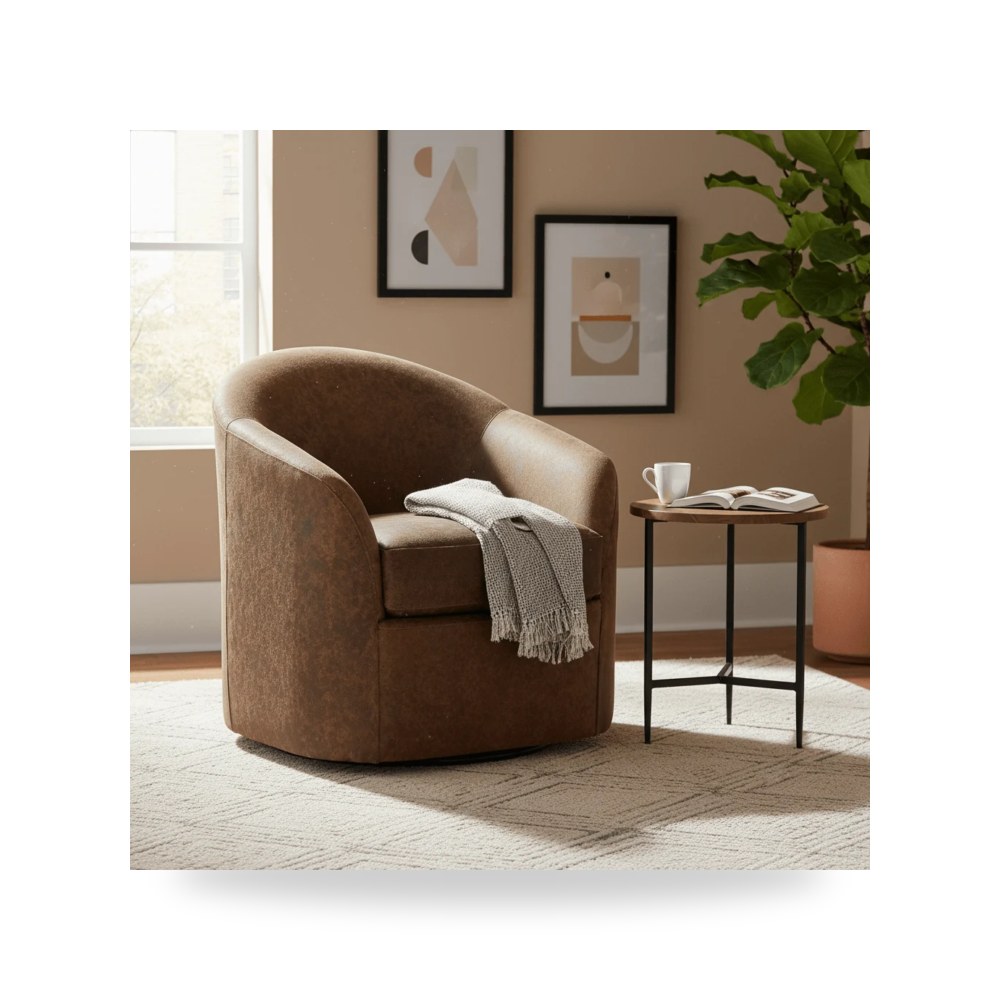 كرسي جلوس بتصميم أنيق - Remi Swivel Chair - من Hooker Furniture - طراز CC310-SW-088