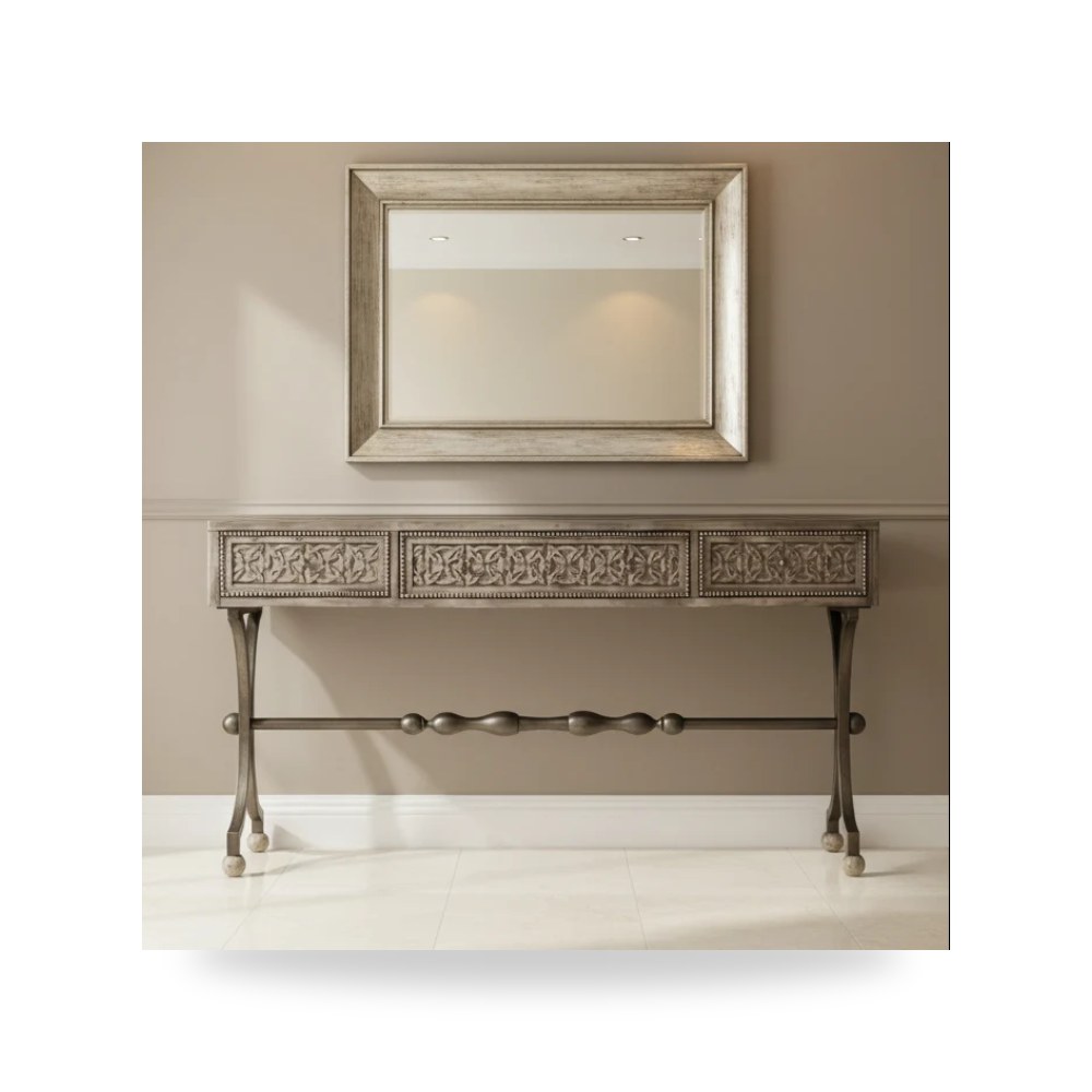 بوف ومسند قدم عثماني - بوفيه كونسول Hooker موديل 638 85091 - من Hooker Furniture