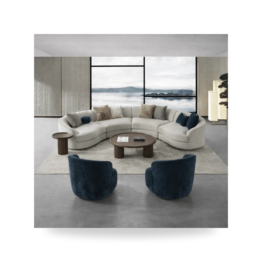 كنب زاوية أريكة مقطعية روتس موديل HC055-Set