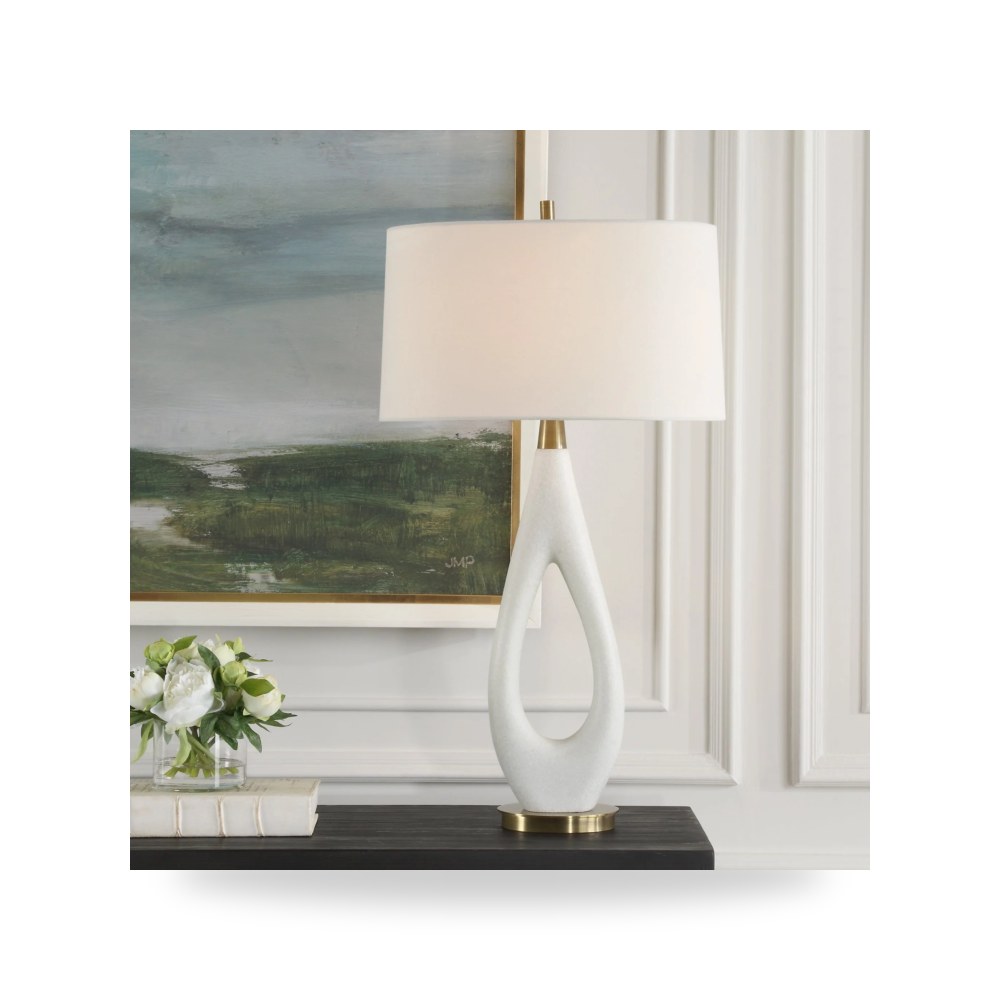 مصباح طاولة أبيض Promenade أترموست Uttermost