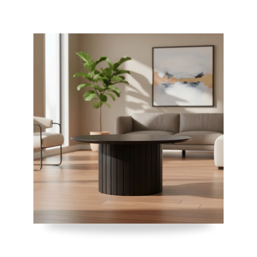 طاولة قهوة أسود Povera Moes موديل JD-1051-02 Moe's Home