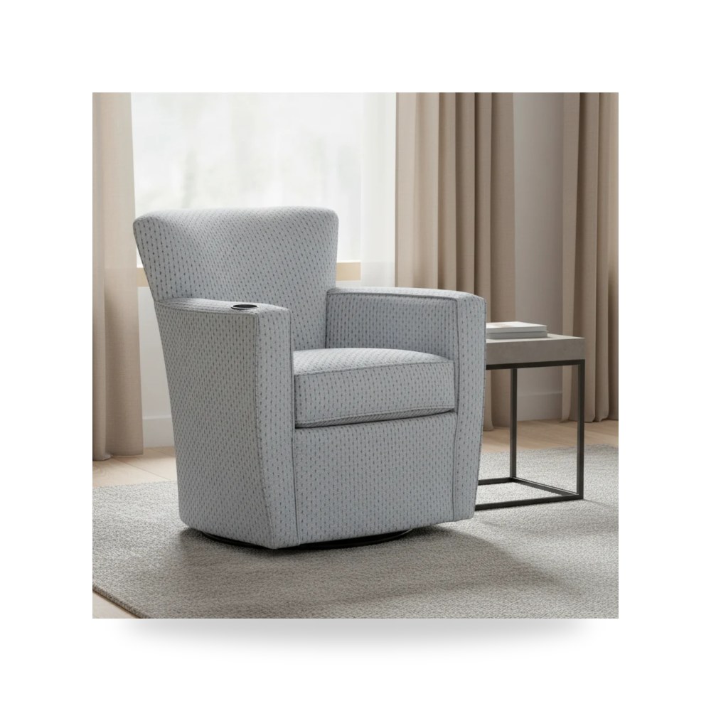 كرسي جلوس بتصميم أنيق - Product OverviewPaterson Swivel Chair with - من Fairfield Chair